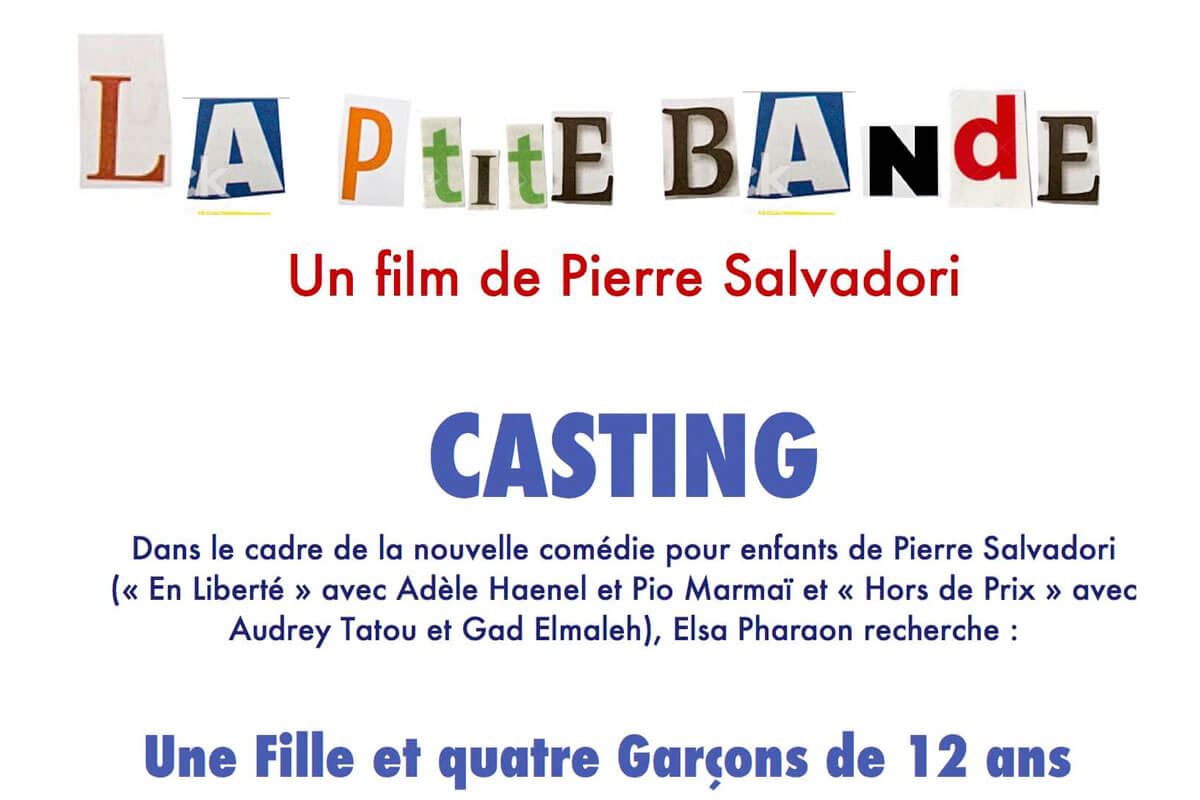 Casting rôles enfants 12 ans pour longmétrage